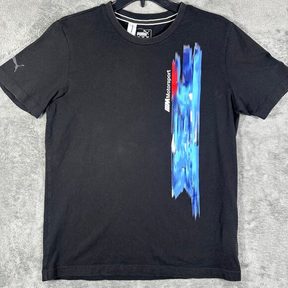 Puma Men's S Shirt BMW Motorsport Graphic Logo Retro Sports - Picture 1 of 8